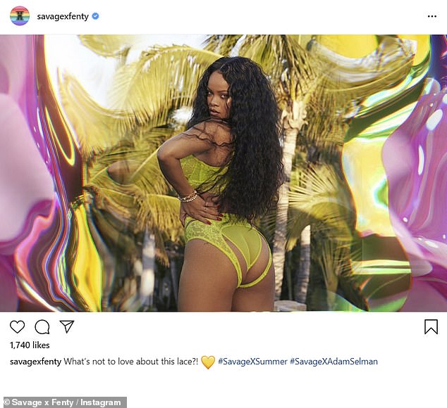 Oh my! Rihanna proved to be her own best advertisement on Thursday as she took to social media to share the latest sizzling sH๏τ from her Fenty underwear line