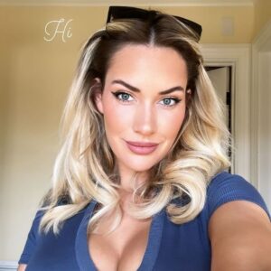 Paige Spiranac fans ‘fall out of their golf carts’ after she posts four busty selfies in outrageous outfit