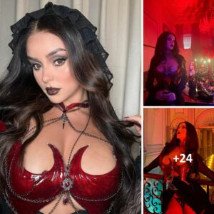 Step into the darkness with Demi Rose’s jawdropping Dracula Queen look! Prepare to be mesmerized by her hauntingly beautiful Halloween transformation.