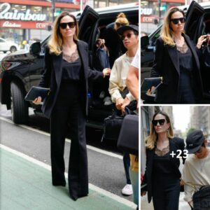 “Angelina Jolie and Pax Thien Jolie-Pitt’s Stylish Stroll in New York, New York: A Glimpse into Mother-Son Bonding”