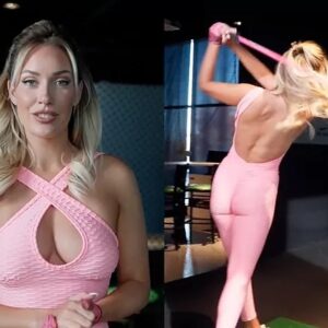 Paige Spiranac takes on a new golf challenge: How did she score on 9 holes?