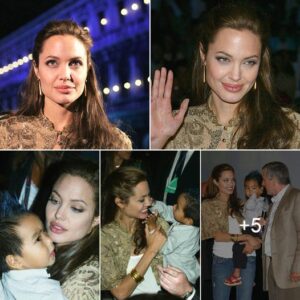 Oceanic Elegance: Angelina Jolie Stuns at the 61st Venice Film Festival with ‘Shark Tale’