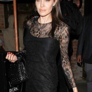 Stepping out in style! Angelina Jolies graceful departure from TAO Beauty EsSєx in West Hollywood exudes timeless elegance.