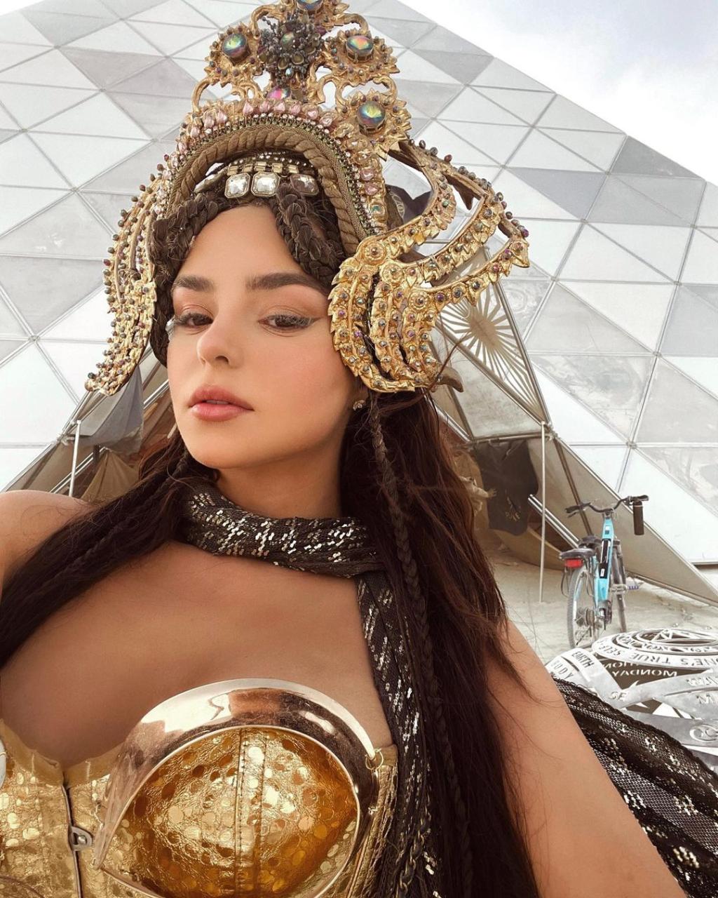 Demi Rose Drops Thirst Trap PH๏τos In Cheeky Gold Bottoms -  BlackSportsOnline