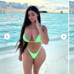 Demi Rose thoroughly shows off her curves on vacation