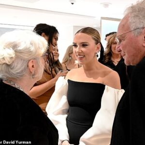 Scarlett Johansson puts on a leggy display in LBD as she lead stars at event for jewelry brand David Yurman in New York