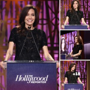 Angelina Jolie shines bright at The Hollywood Reporter’s Women in Entertainment Breakfast, inspiring women to lead with grace and strength.