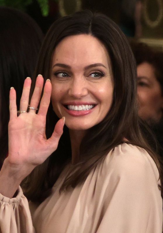 Angelina Jolie at the White House in Washington 03/15/2022