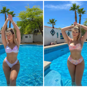 Captivated by Gabi Champ’s seaside elegance in a dazzling swimsuit Captivated by Gabi Champ’s seaside elegance in a dazzling swimsuit