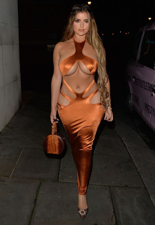 Demi Rose struts her way to her fashion launch