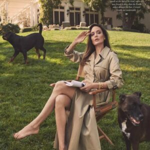 Step into elegance with Angelina Jolie on the cover of Vogue UK. Step into elegance with Angelina Jolie on the cover of Vogue UK.