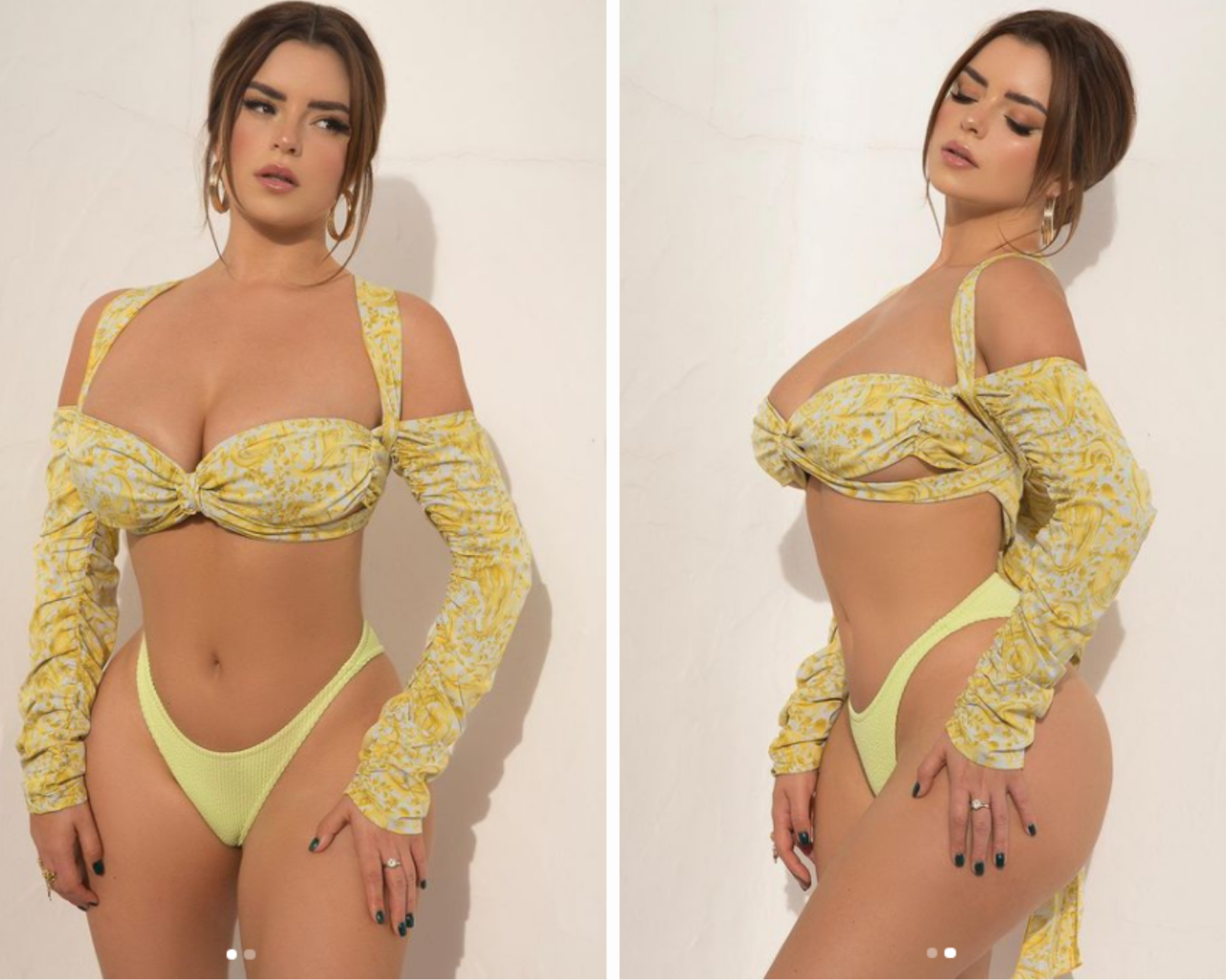 Demi Rose khoe dáng nảy mở giữa thềm nhà trưng đầy hoa | Phụ Nữ & Gia Đình