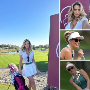 Paige Spiranac In Red Workout Gear Is “Just Trying To Be Like Tiger”