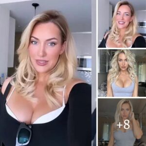 Paige Spiranac says no one looks at her face: “Instead they look here!”