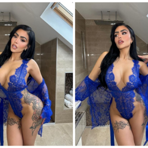 Model stuns fans with tattoo display in provocative lingerie, leaving them in awe