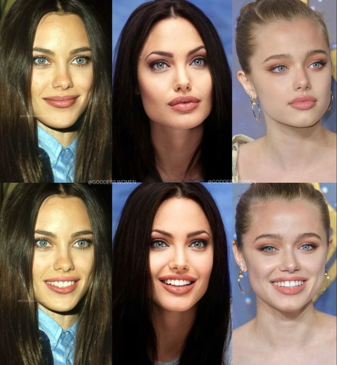 Admiring the outstanding beauty of three generations of Angelina Jolie - 1