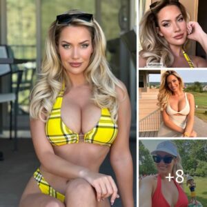 Paige Spiranac looks stunning with 12 pounds less and showing her natural hair color.