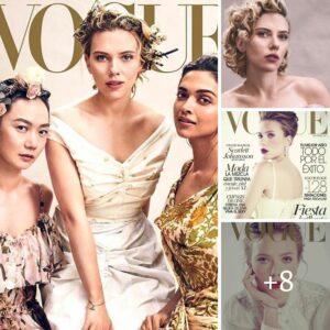 Scarlett Johansson And Bae Doona Grace Cover Of April Issue Of Vogue Magazine