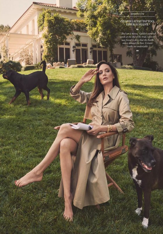 Angelina Jolie - Vogue UK March 2021 Issue