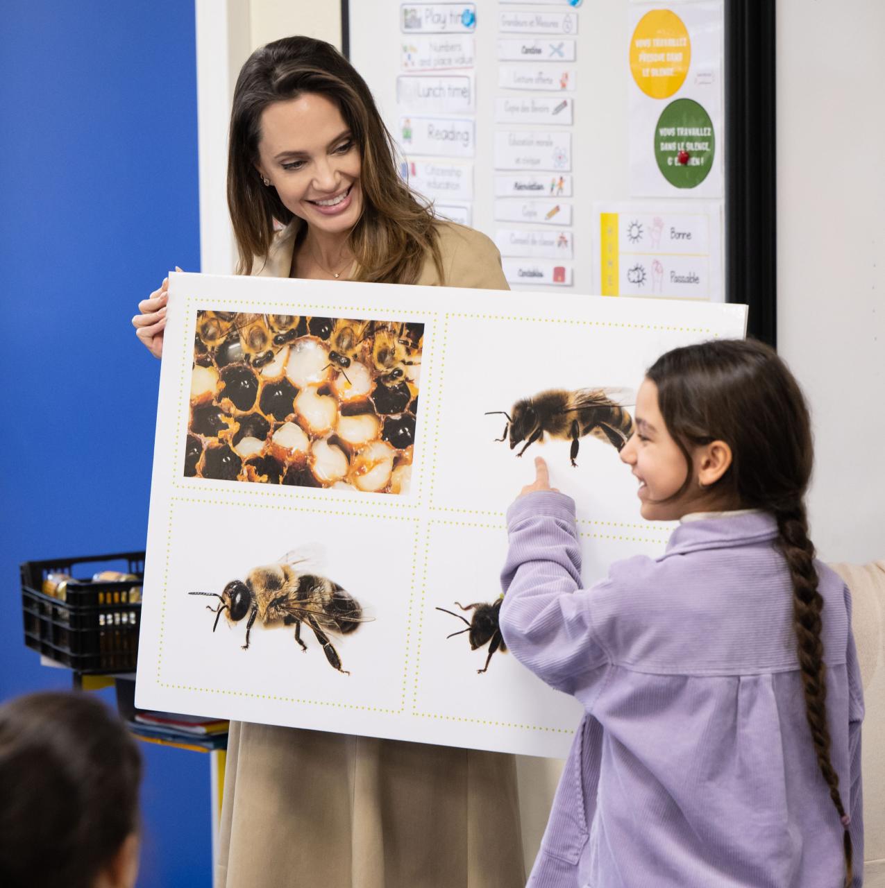 How Angelina Jolie Is Sharing Her Bee-lief in Biodiversity with Children