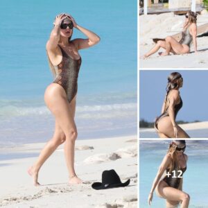 Embracing paradise! Khloe Kardashian radiates pure joy in the enchanting Turks and Caicos Islands, basking in the warmth of island life.