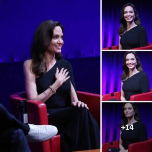 Actress Angelina Jolie radiates elegance and grace at the Rome Film Fest for a press conference of ‘Eternals’. A true star shining bright!