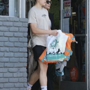 Angelina Jolie’s son Knox, 15, is now taller than his famous mom as they’re seen on shopping trip in Los Angeles