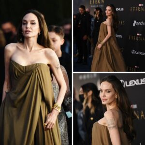 Captivating moments as Angelina Jolie sparkles with her children at ‘The Eternals’ premiere, showcasing the true magic of family bonds.