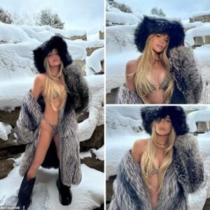 Embrace the winter wonderland vibes with Khloe Kardashian’s fierce Gucci and faux fur look! Serving up major mob wife style with atтιтude.