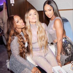 Khloe kardashian and her friends Malika and Khadijah