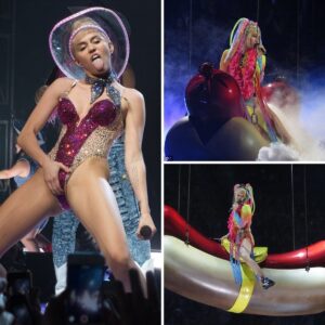 Miley Cyrus bids farewell to her iconic H๏τ dog prop, expressing graтιтude and sadness as she reflects on unforgettable performances in Brisbane.