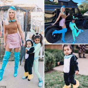 Khloe Kardashian and her adorable children, True and Tatum, are absolutely slaying in their Octonauts Halloween costumes! Family goals achieved!