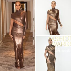 Khloe Kardashian stunned at the CFDA Fashion Awards with her fierce underboob style, cementing her status as a fashion force to be reckoned with.