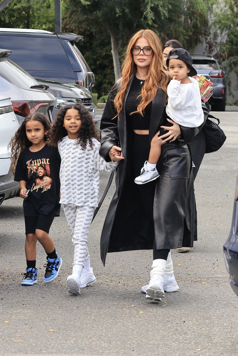 Koko took Tatum, True, and Dream Kardashian to Saint West's basketball game in May