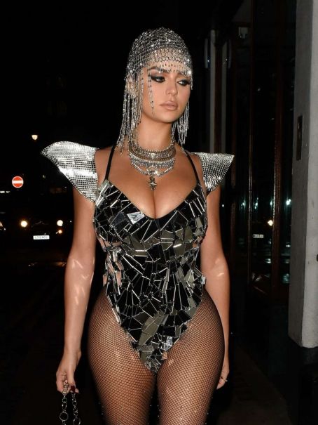 Demi Rose – Heading to Halloween Party in Mayfair