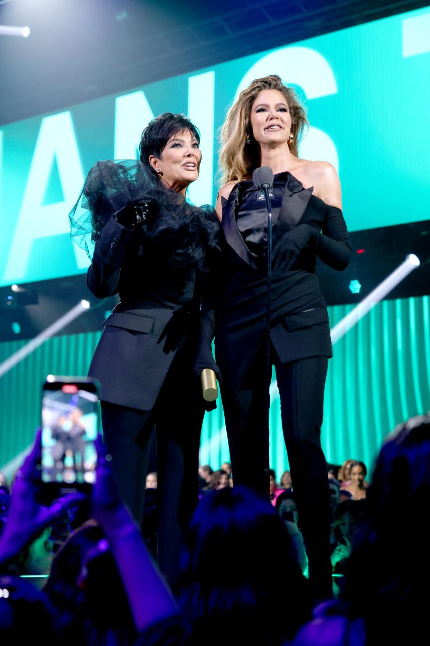 Khloé Kardashian And Kris Jenner Wear Matching Suits To