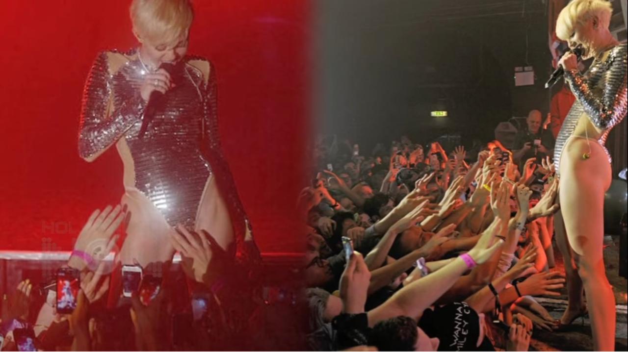 During concert Miley Cyrus lets fans touch all her "parts" | Going Viral